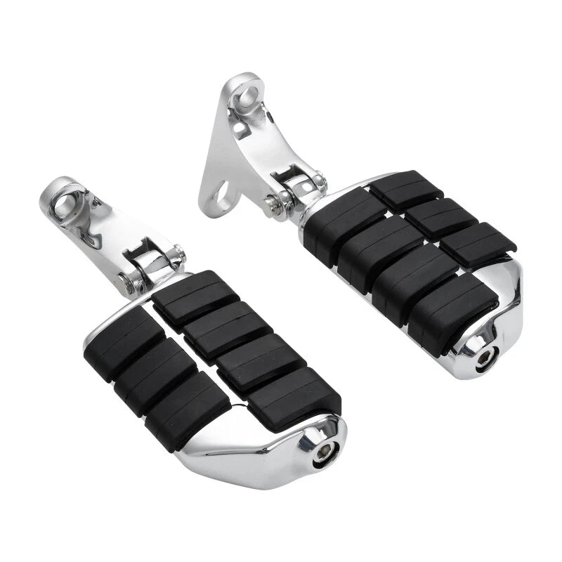 Chrome Rear Passenger Foot Peg Mount Fit For Harley Touring Road Glide 1993-2025