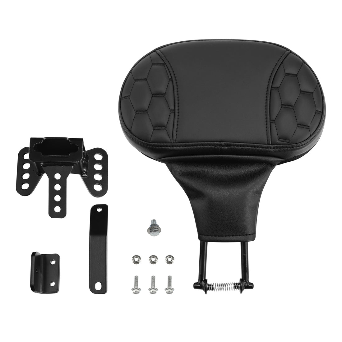 Driver Rider Backrest Pad Fit For Harley Touring Road Electra Street Glide Flhx