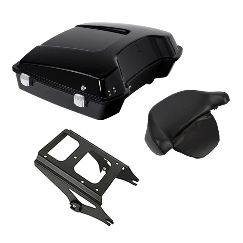 5.5'' Razor Trunk Backrest Mount Rack Fit For Harley Touring Touring 09-13