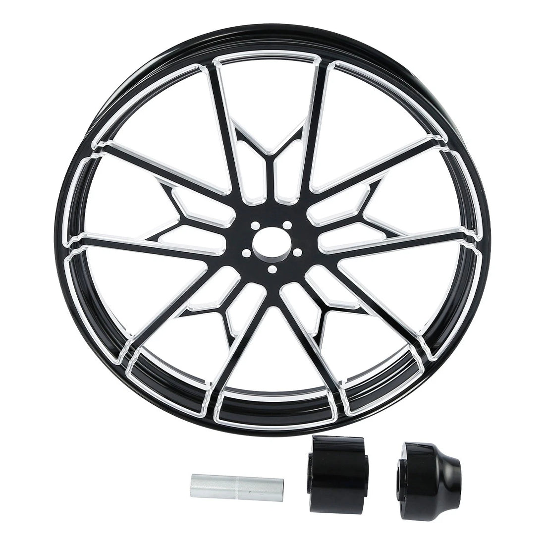 23'' Front Wheel Rim Single Disc Hub Fit For Harley Street Road Glide ABS 97-21
