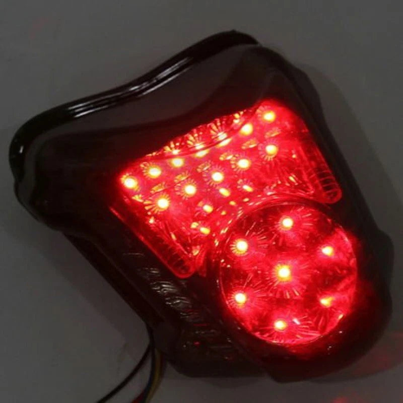 Fit For Suzuki Hayabusa GSX1300R 2008-2020 Brake Tail Light LED Smoke Integrated