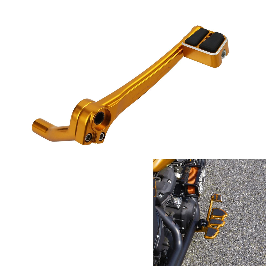 Brake Arm Lever Foot Peg Pedal Fit For Harley Softail Street Bob Fxbb 2018-2025
