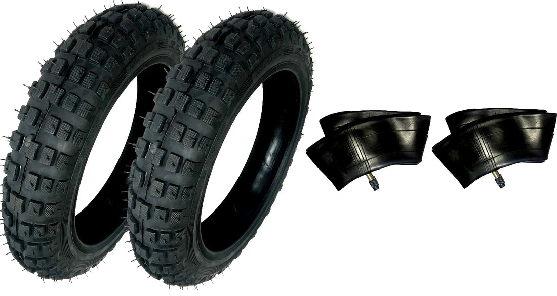 2) HD Tires And Tubes Straight Size 2.50-10 2.50X10 For Yamaha Peewee Yzinger 50