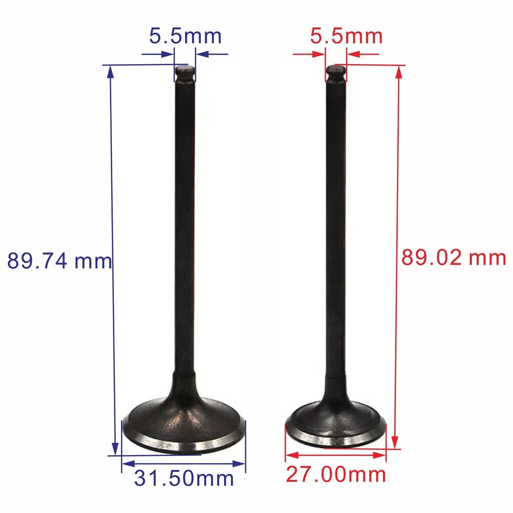 Intake Exhaust Engine Valves For Honda CRF150F 04-05 CTX200 02-04 14-15 FTR223