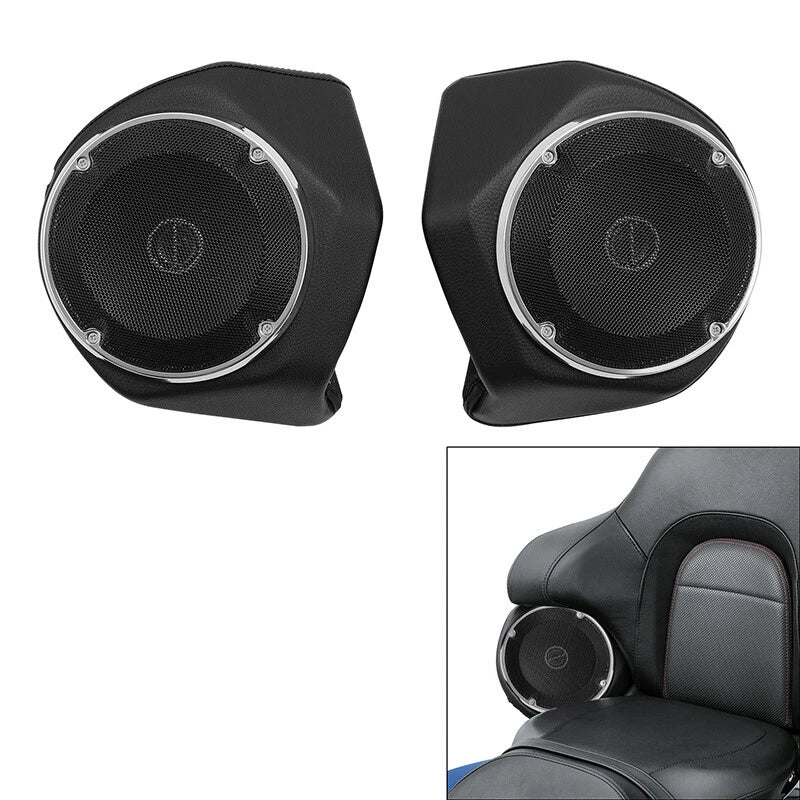 King Trunk 6.5" Speaker Pods Fit For Harley Touring Road King Electra Glide 14+