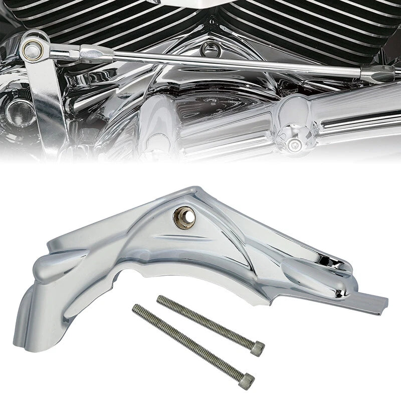 Chrome Cylinder Base Side Cover Fit For Harley Touring Street Road Glide 2007-16