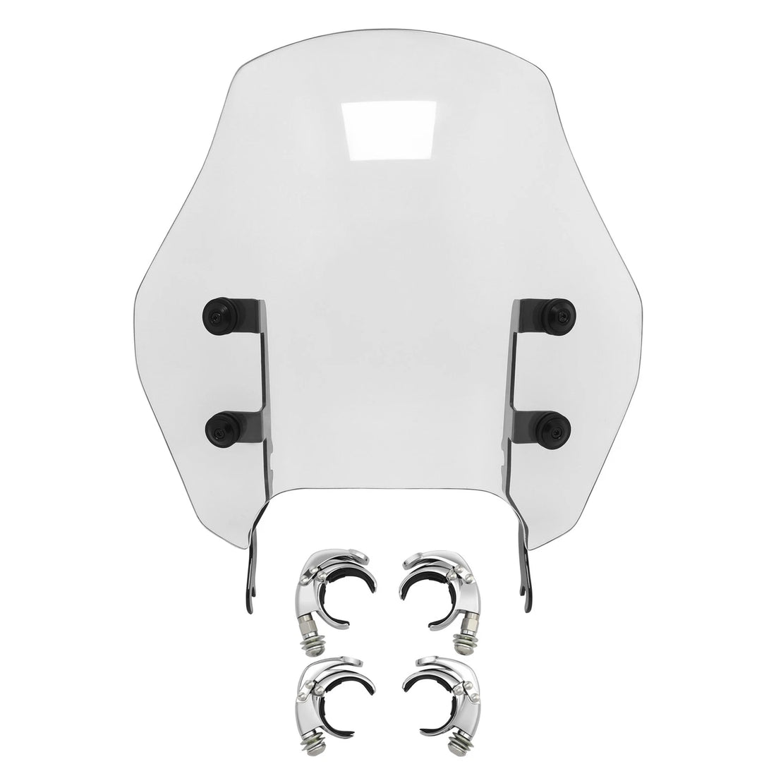 Clear Windshield Bracket Clamps Fit For Harley Sportster S RH1250S 2021-2025 24