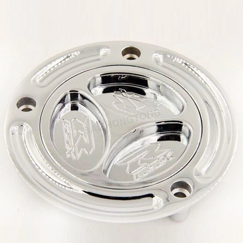 Silver Keyless Fuel Tank Cap Fit for Suzuki GSXR600 GSXR750 GSXR1000 2003-2016