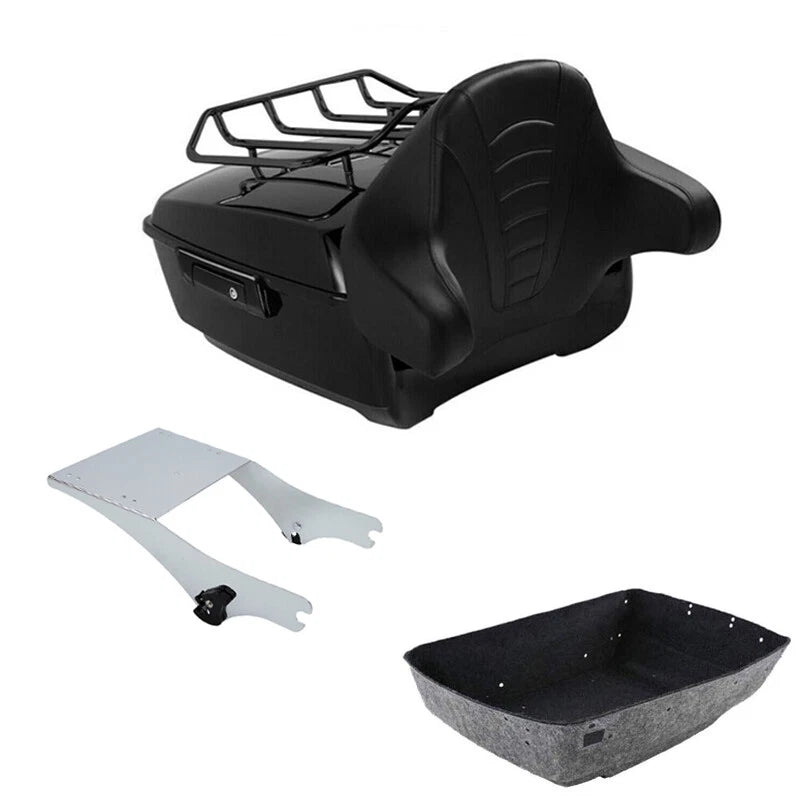 King Trunk Backrest Mounting Rack Fit For Harley Touring 1997-2008