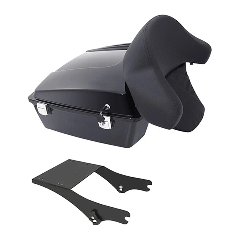 Chopped Trunk Backrest Mounting Rack Fit For Harley Touring Road King 1997-2008
