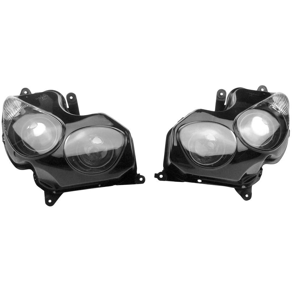 Headlight Headlamp Assembly Fit For Kawasaki Ninja ZX14 ZZR1400 2006-2010 2011