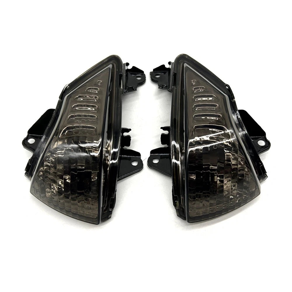 Fit 2009-2011 Kawasaki Ninja650R EN6N EN6F EN6R Smoke Turn Indicator Signal Lens