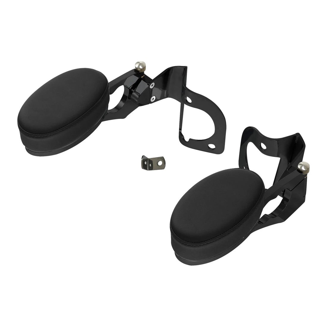 Rear Adjustable Passenger Armrests Fit For Harley Touring Road Glide 14-25 Black