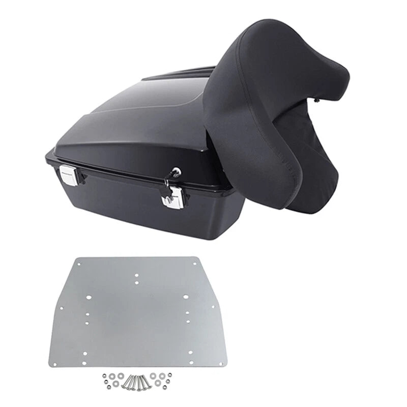 Chopped Trunk Backrest Base Plate Fit For Harley Touring Electra Glide 97-2013