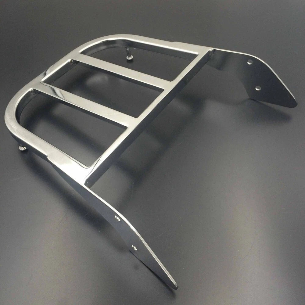 for Honda Shadow Ace 750/1100/VLX 600 Magna 750 Motorcycle Silver Luggage Rack