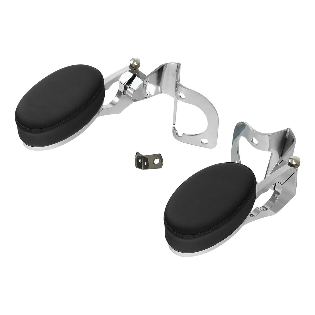 Rear Passenger Armrests Adjustable Fit For Harley Electra Glide 2014-2025 Chrome
