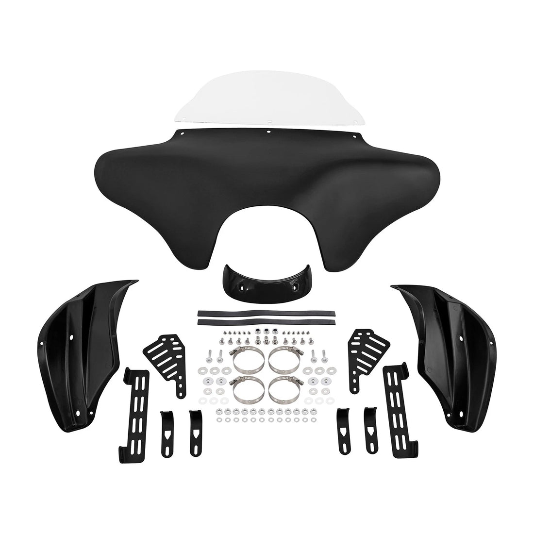 Matte Black Batwing Fairing w/ Windshield Fit For Yamaha V Star 650 1100 Classic