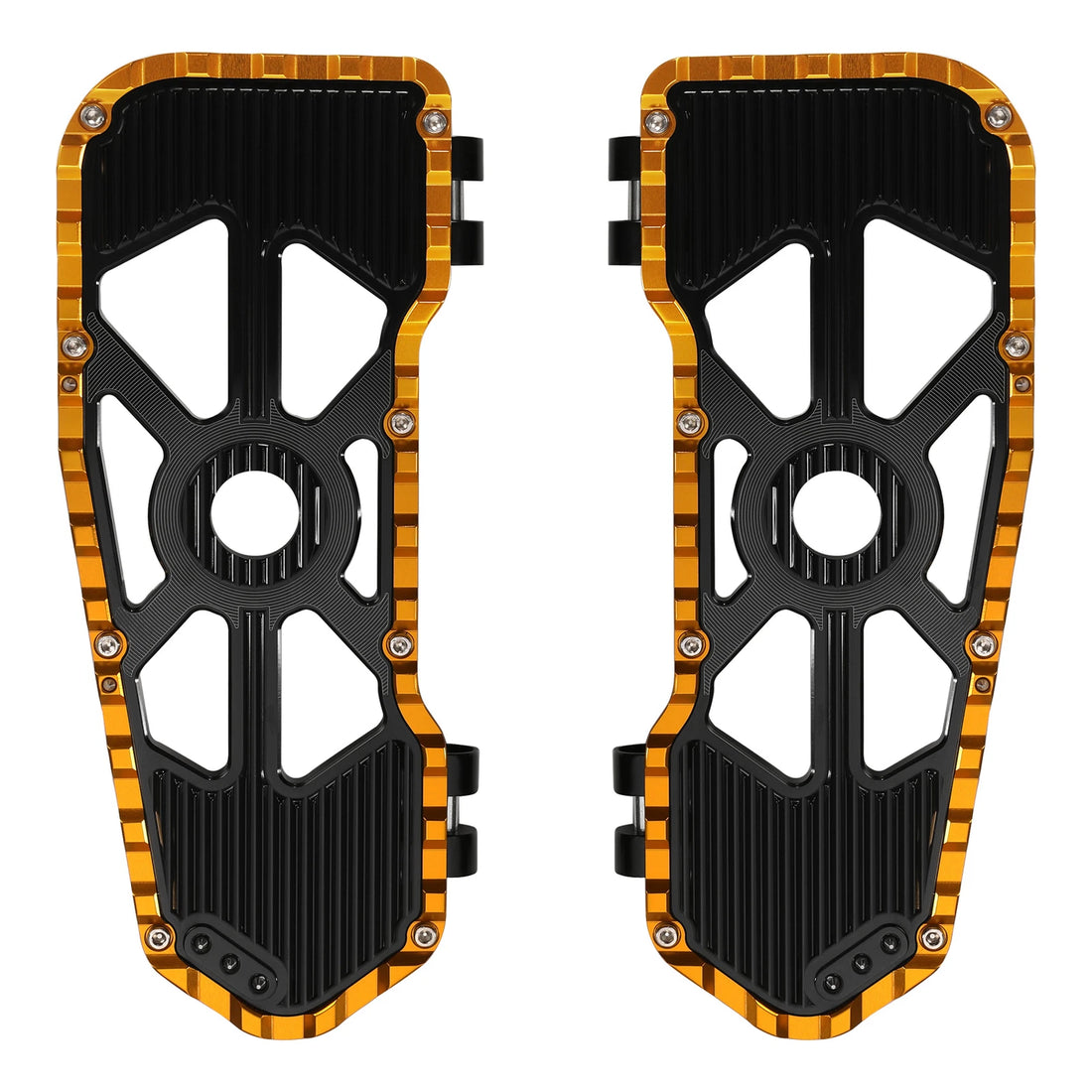 Driver Footboard Floorboard Fit For Harley Electra Road Glide 2009-23 Black Gold