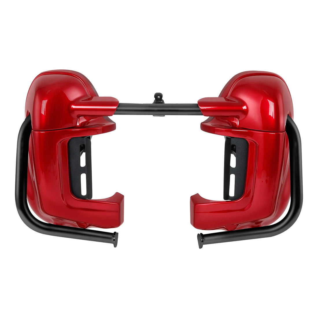 Red Lower Vented Fairings Highway Engine Guard Bar Fit For Harley Touring 09-13