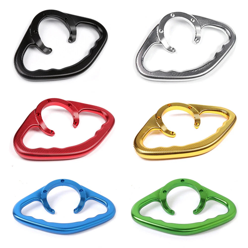 CNC Tank Grab Bar Handgrips Hand Grip For Kawasaki Ninja 250/650 ZX6R/9R/10R/14R