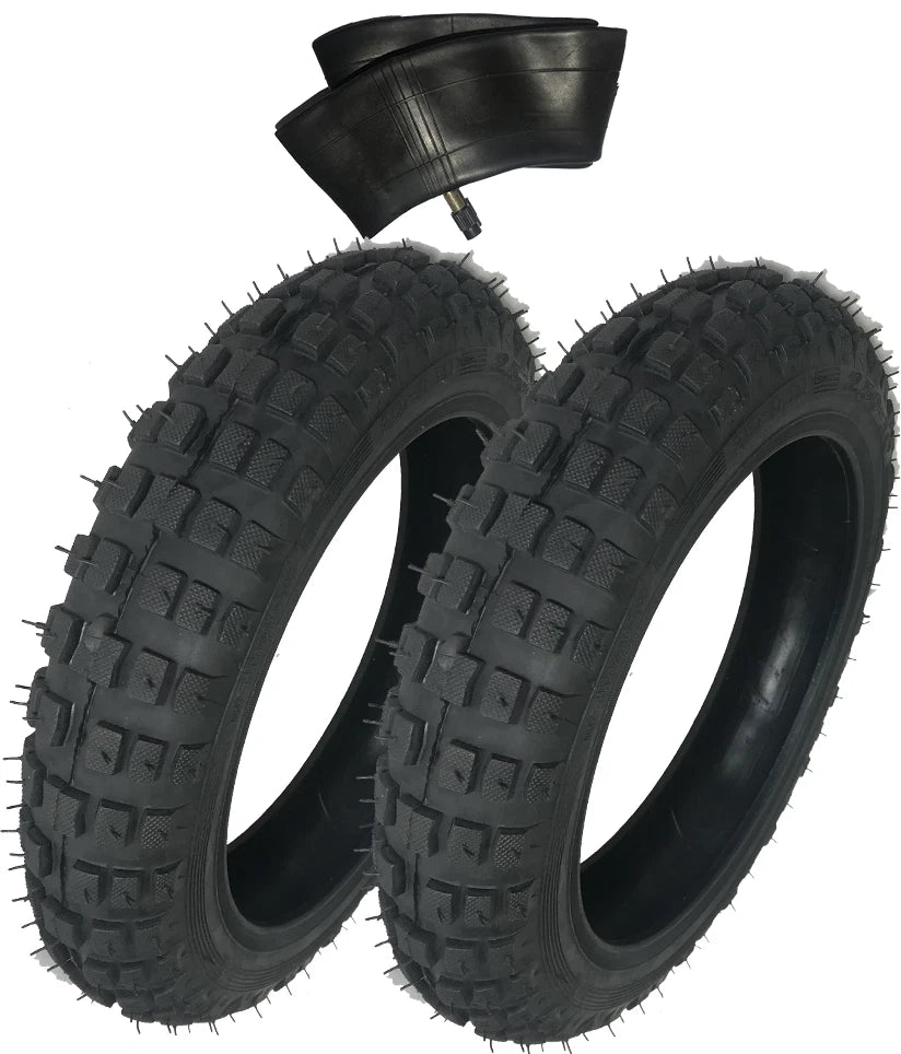 2) HD Tires 1) Tube 2.50-10 2.50X10 Straight For Honda AERO50 AERO-50 Aero 50CC