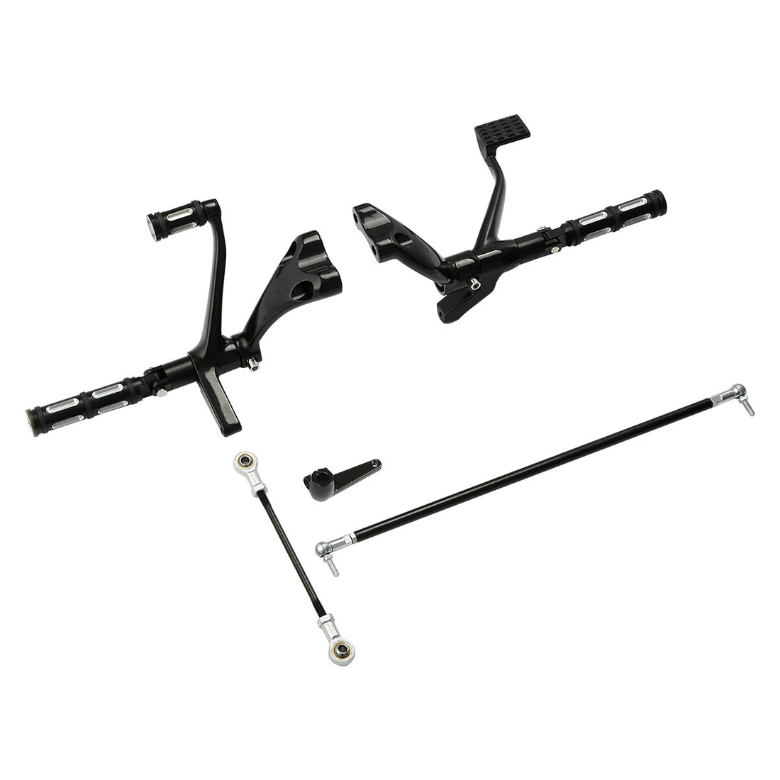 Forward Control Pegs Levers Linkage Fit For Harley Sportster883 1200 04-13 Black