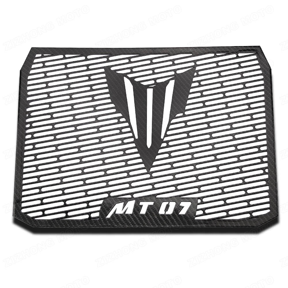 Fit Yamaha FZ07 MT-07 2014-2018 17 Motorcycle Carbon Radiator Grille Guard Cover