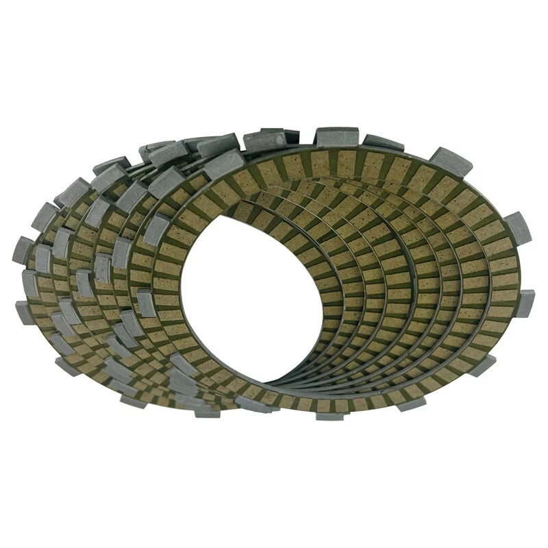 8Pc Friction Clutch Plates For Kawasaki Voyager 1300 ZN1300 VN1500 Vulcan 1500