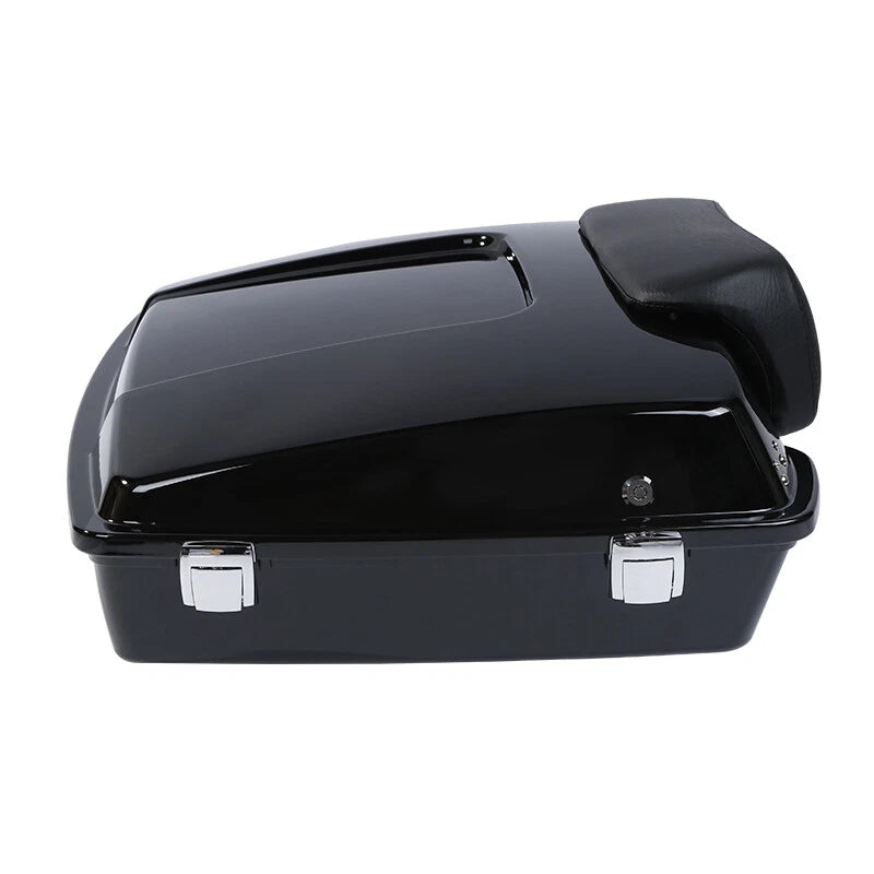 5.5" Razor Trunk with Backrest For Harley Touring Road King Glide 97-13
