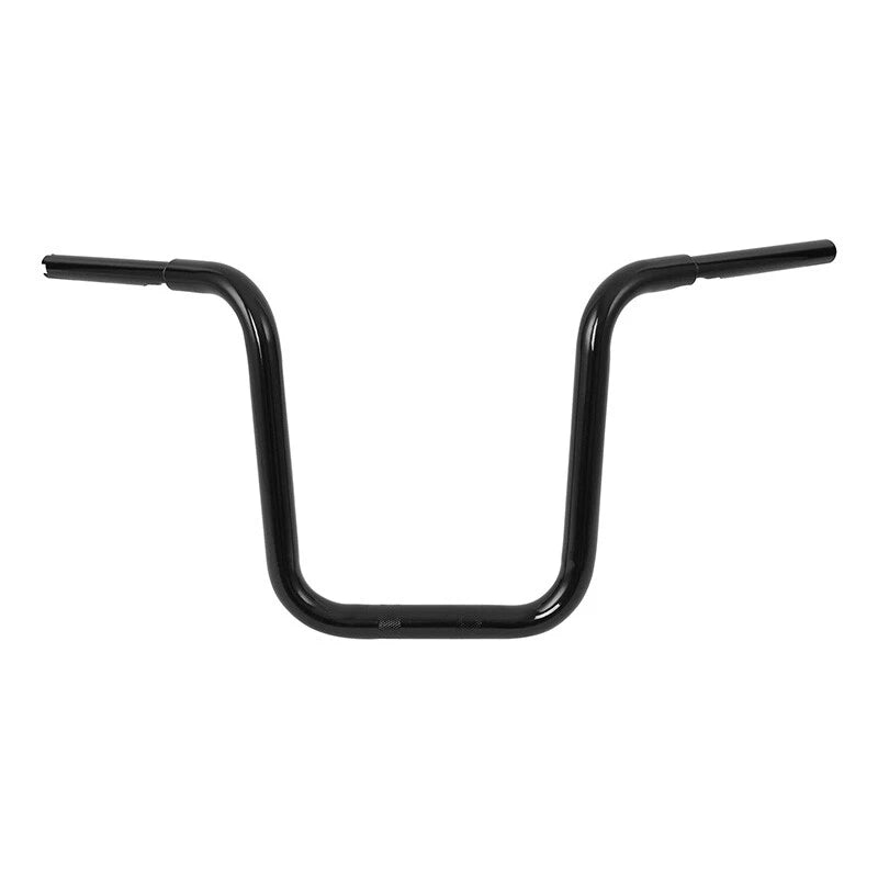 Black 14" Rise 1-1/4" Ape Hanger Bar Handlebar Fit Harley Fat Boy Bob 18-25