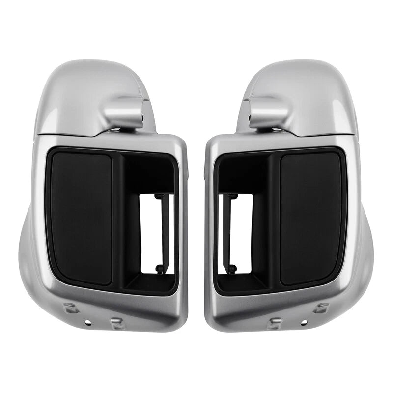 Lower Vented Fairings Fit For Harley Touring 2014-2023 22 Brilliant Silver Pearl