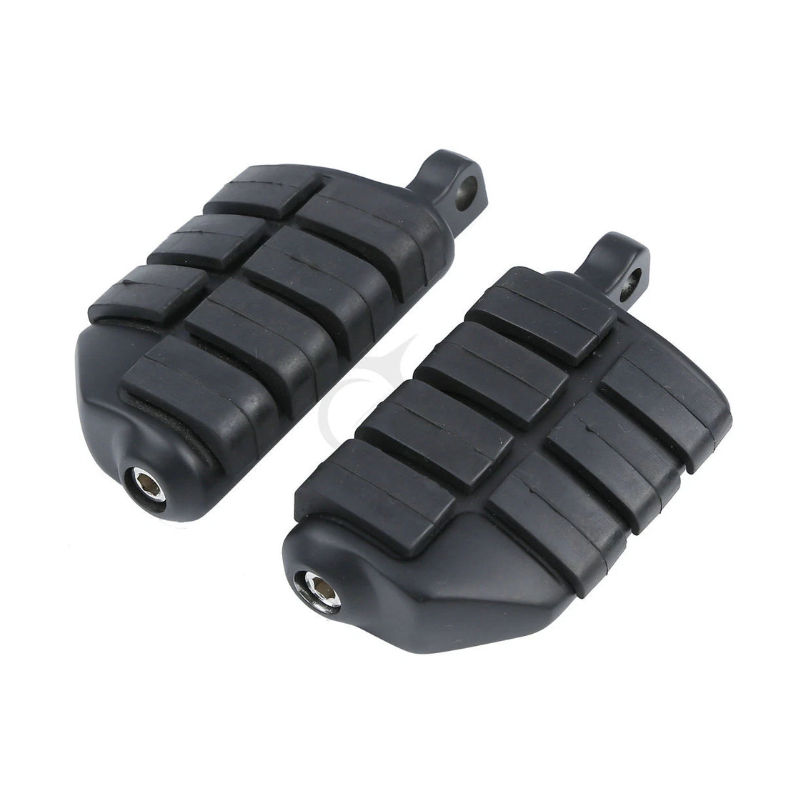 Matte Black Male Mount Foot Pegs Rest Fit For Harley Touring Softail Sportster