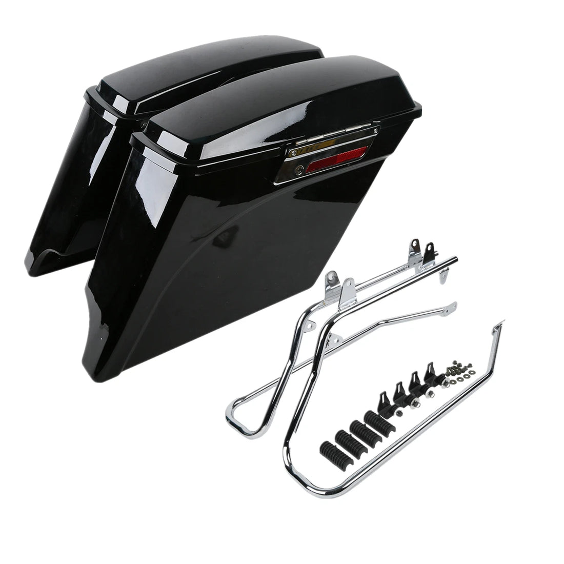 5" Stretched Saddlebags Conversion Bracket Fit For Harley Softail Heritage 84-17