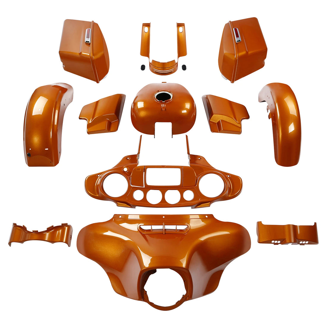 Fairing Bodywork Body Work Kit Fit For Harley Street Glide 14-2024 Amber Whiskey