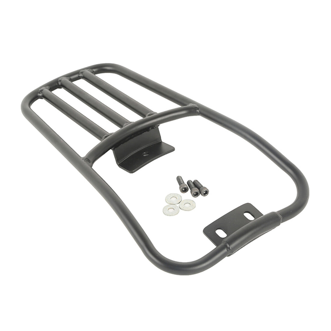 Black Rear Fender Luggage Rack Fit For Harley Softail Deluxe 2005-2017 16 Flstn