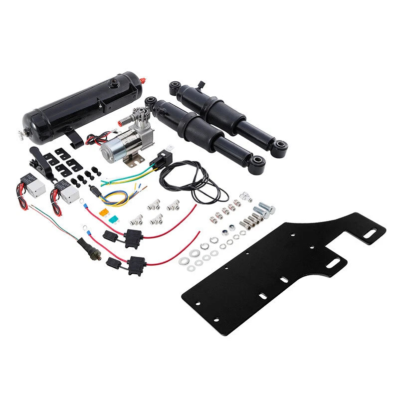 Rear Air Ride Suspension Air Tank Fit For Harley Road King Street Glide 94-2025