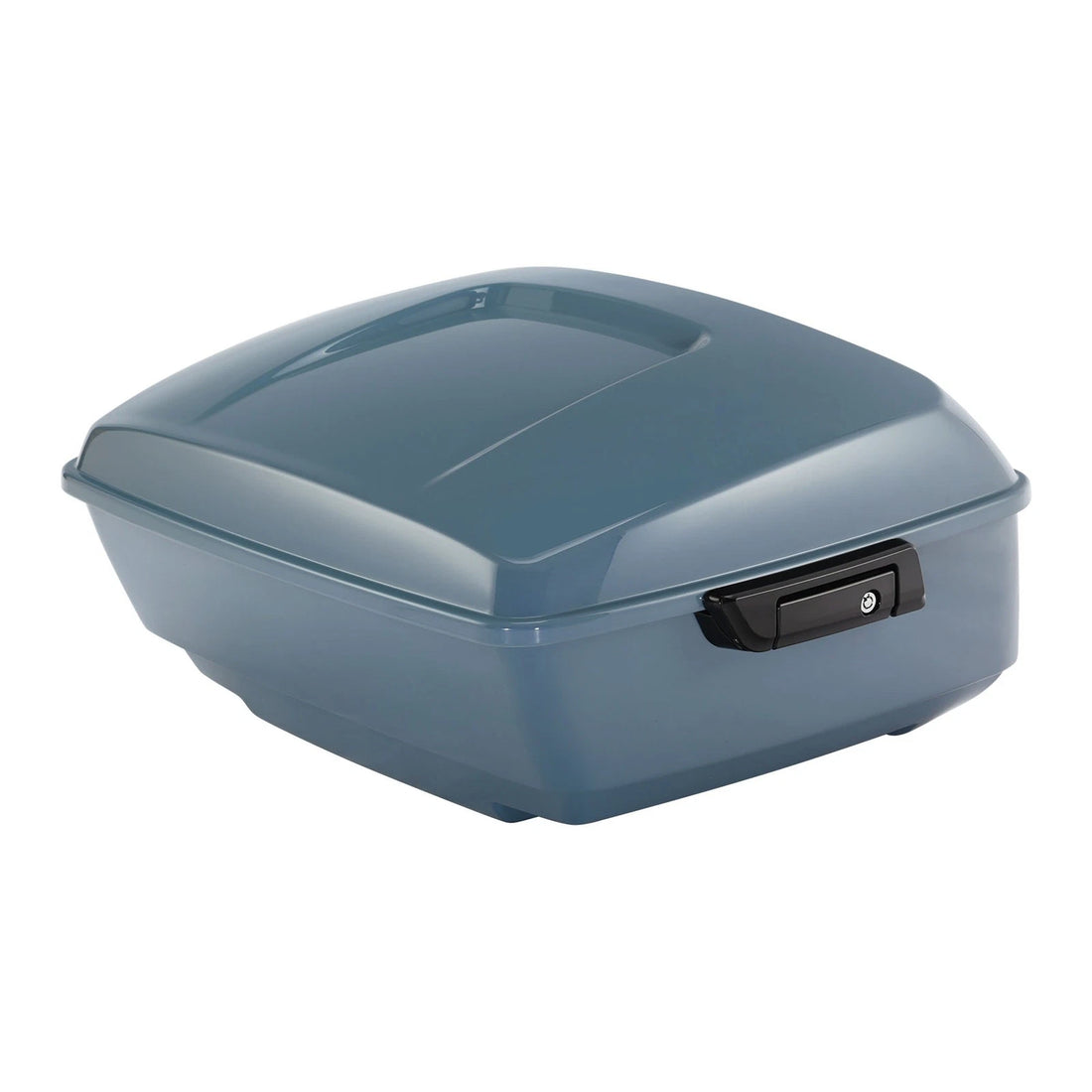 King Trunk Fit For Harley CVO Street Road Glide 2014-25 Sharkskin Blue Firestorm