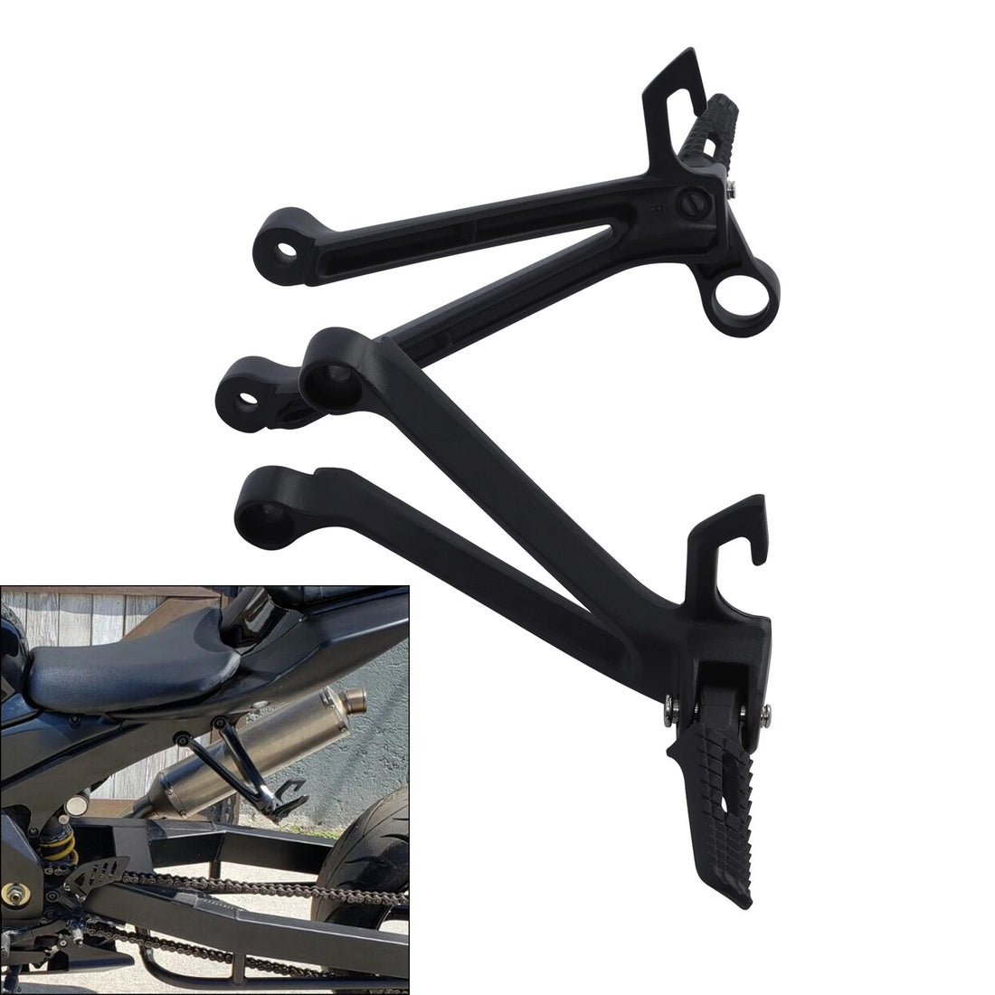 Rear Passenger Footpeg Foot Pegs Bracket Fit For Suzuki GSXR1000 2005-2006 05 06