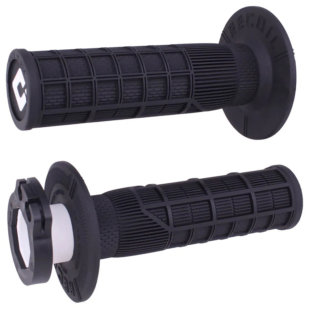 Odi H36RCB9ba6-d0b499 Recoil Full-Waffle SX-MX V2 Lock-On Grips Black For Yamaha