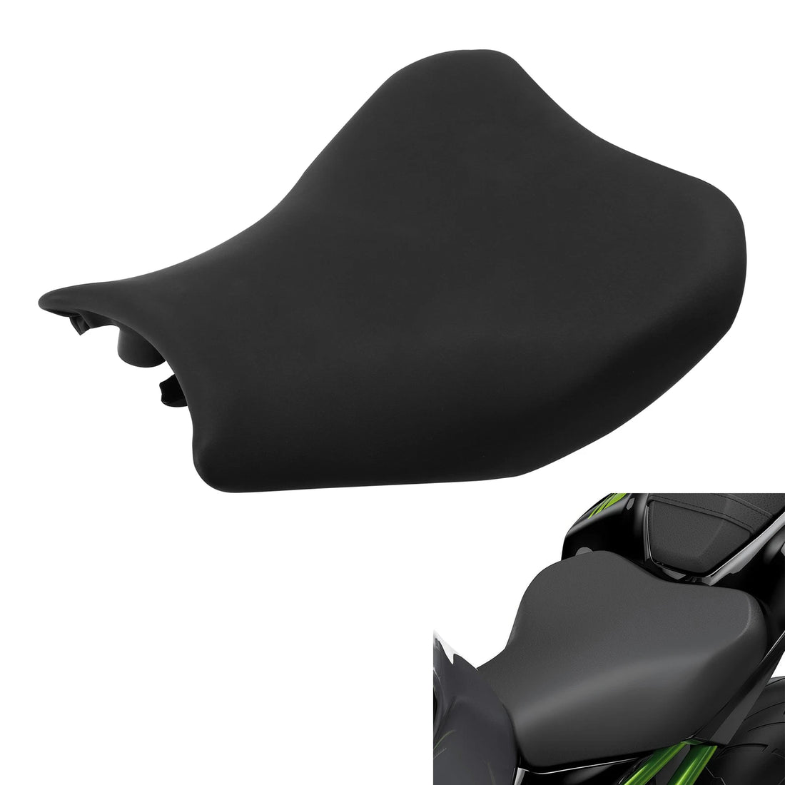 Front Driver Rider Seat Pillion Fit For Kawasaki Z900 Z 900 2017-2024 Black