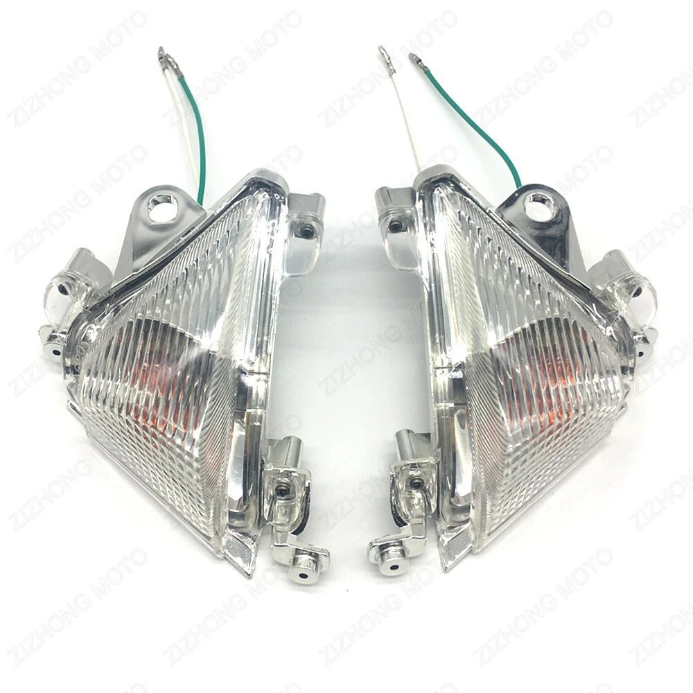 Fit for 2004-2005 Kawasaki Ninja ZX10R Front Clear Turn Signal Light Assembly