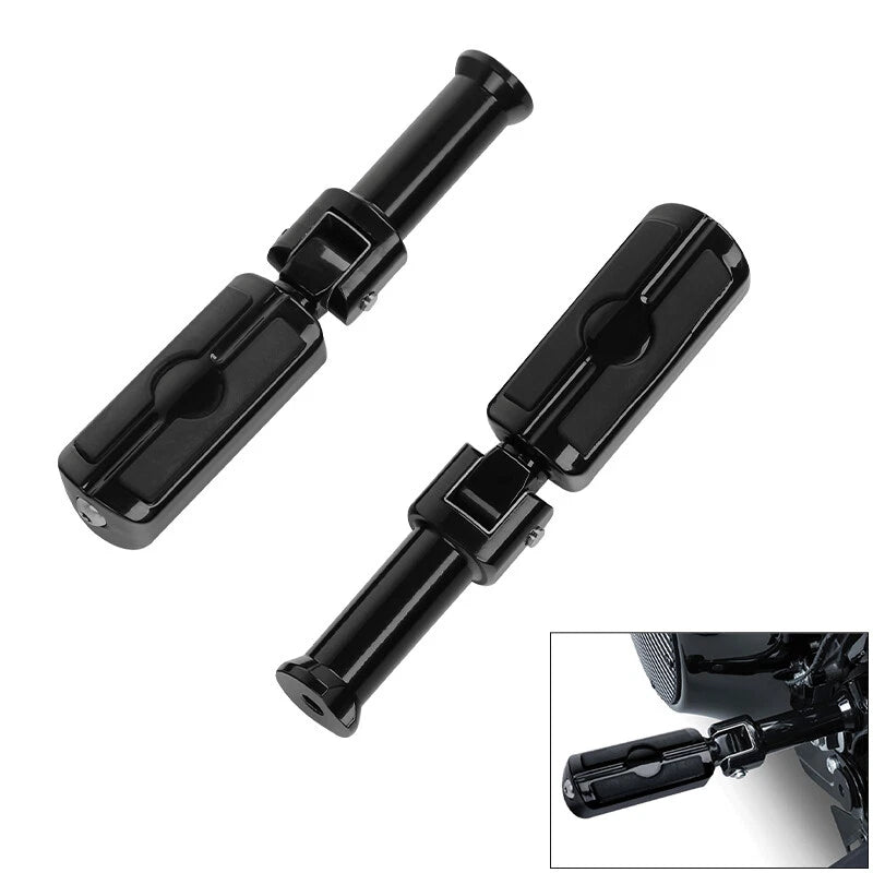 Rear Passenger Footpeg w/ Bracket Fit For Harley Softail Fat Bob Low Rider 18-25