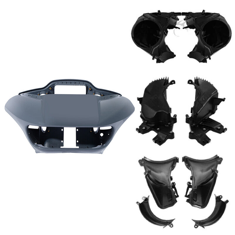 Inner Outer Fairings Speaker Glove Box Air Duct Fit For Harley Road Glide 15-23