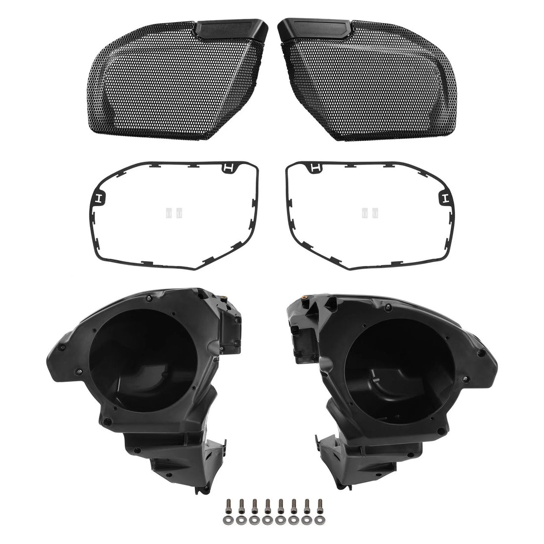 Inner Fairing Speaker Covers Grilles Fit For Harley Cvo Road Glide 2023-2026 25