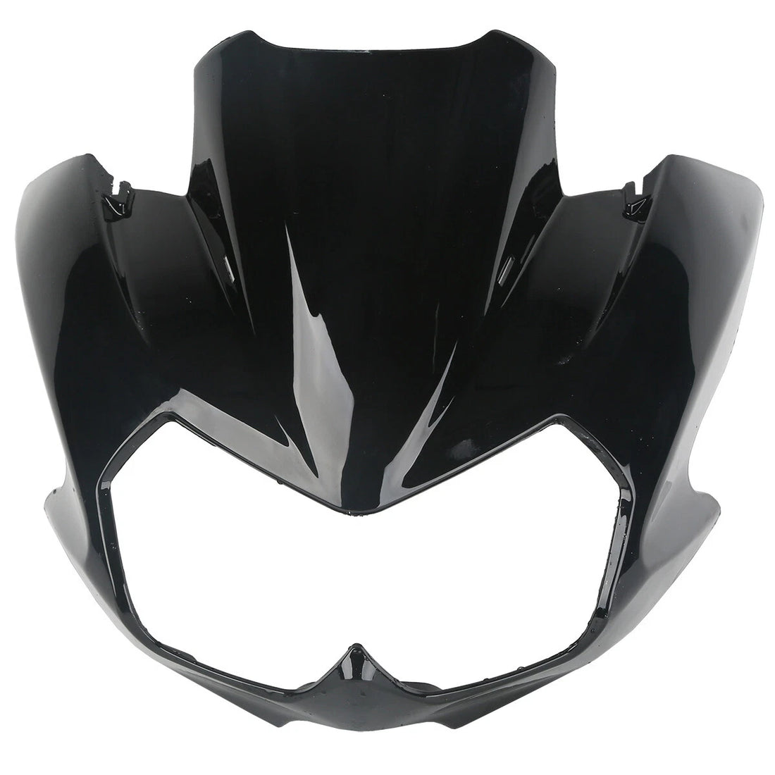 Vivid Black Upper Front Fairing Cowl Nose Fit For Kawasaki Z750N 2004-2006 05 06
