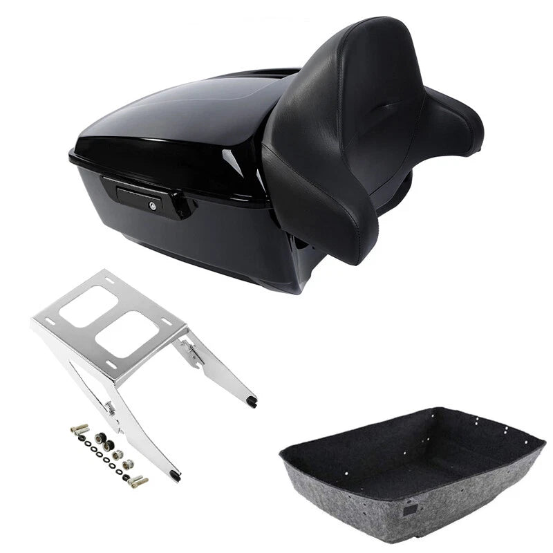 King Trunk Backrest Mount Rack Fit For Harley Sport Glide 18-21