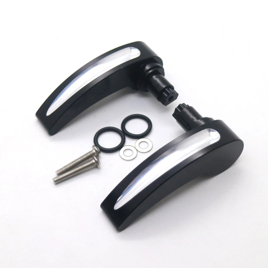 Mototrcycle Black CNC Saddlebag Latch Lever Lid Lifter For Harley Touring 14-17
