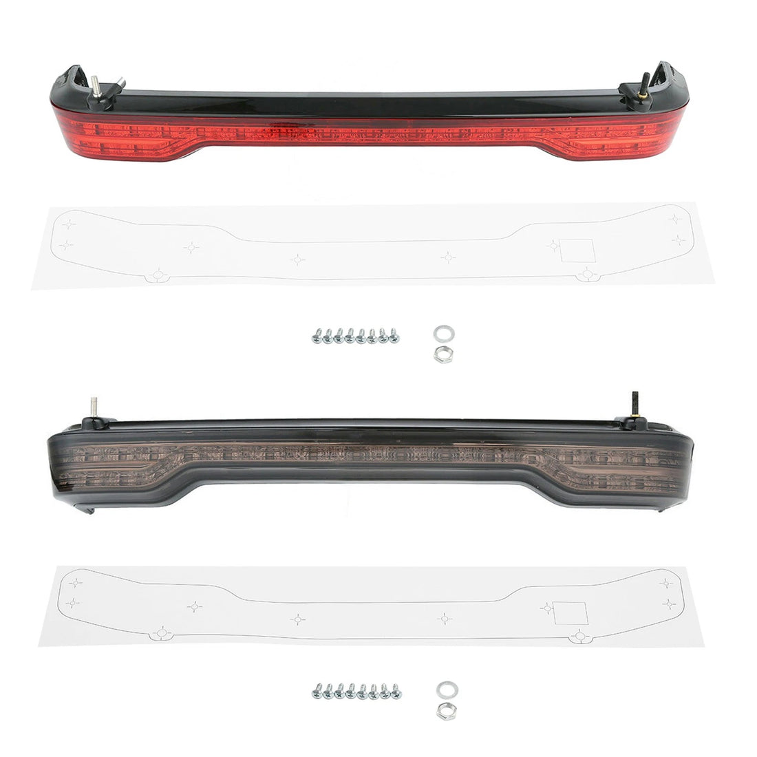 King Trunk LED Brake Light For Harley Touring Cvo Street Electra Glide 14-2025