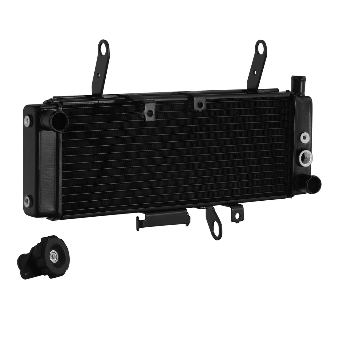 Radiator Cooler Aluminum Fit For Suzuki SV650S SV650SA SV650A 2003-2004 Black