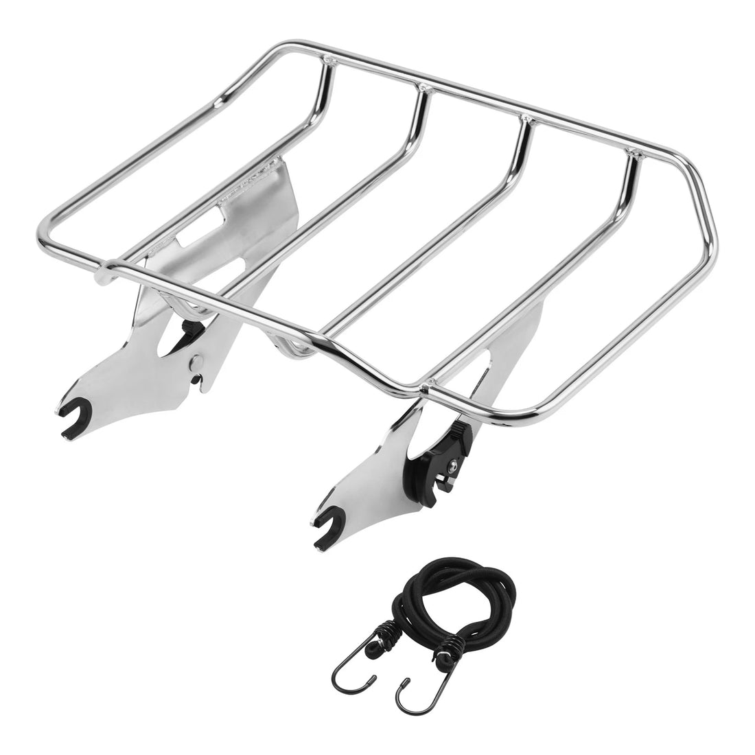 Chrome Quick Release Luggage Rack Fit For Harley Touring Street Glide 2014-2025